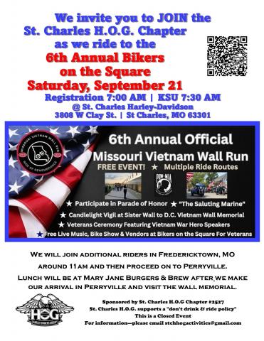 Bikers on the Square | St. Charles Missouri Chapter #2527 | St. Charles ...